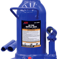 ATD-7386W Hydraulic Side Pump Bottle Jack, 20 Ton