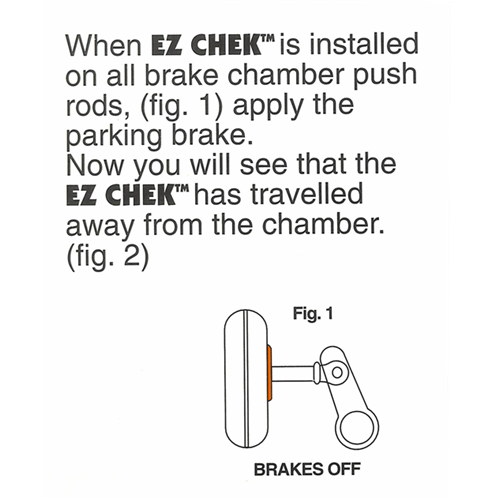 BC-100-625SD-200 Small Air Brake Stroke Indicators, 5/8" Push Rod Dia., 200/Bag