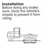 BC-100-TK10 Air Brake Stroke Indicators, 10 Piece Kit for Tandem Tractor & Tandem Trail