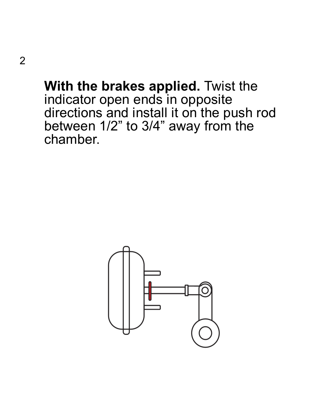 Brake Push Rod Stroke Indicators 5/8"