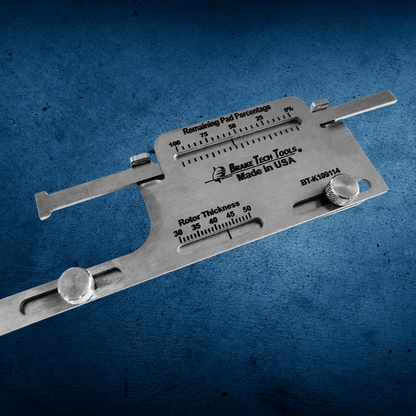 BT-K109114-1 Air Disc Brake Pad and Rotor Gauge
