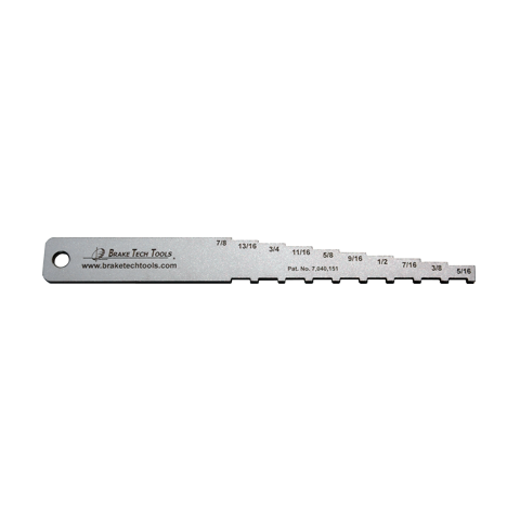 BT-1032T16 Technicians Gauge, Extended Length, Labeled in 16ths