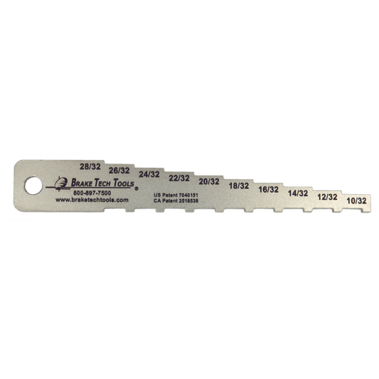 BT-1035T32 Pocket Tech Gauge, Labeled in 32nds