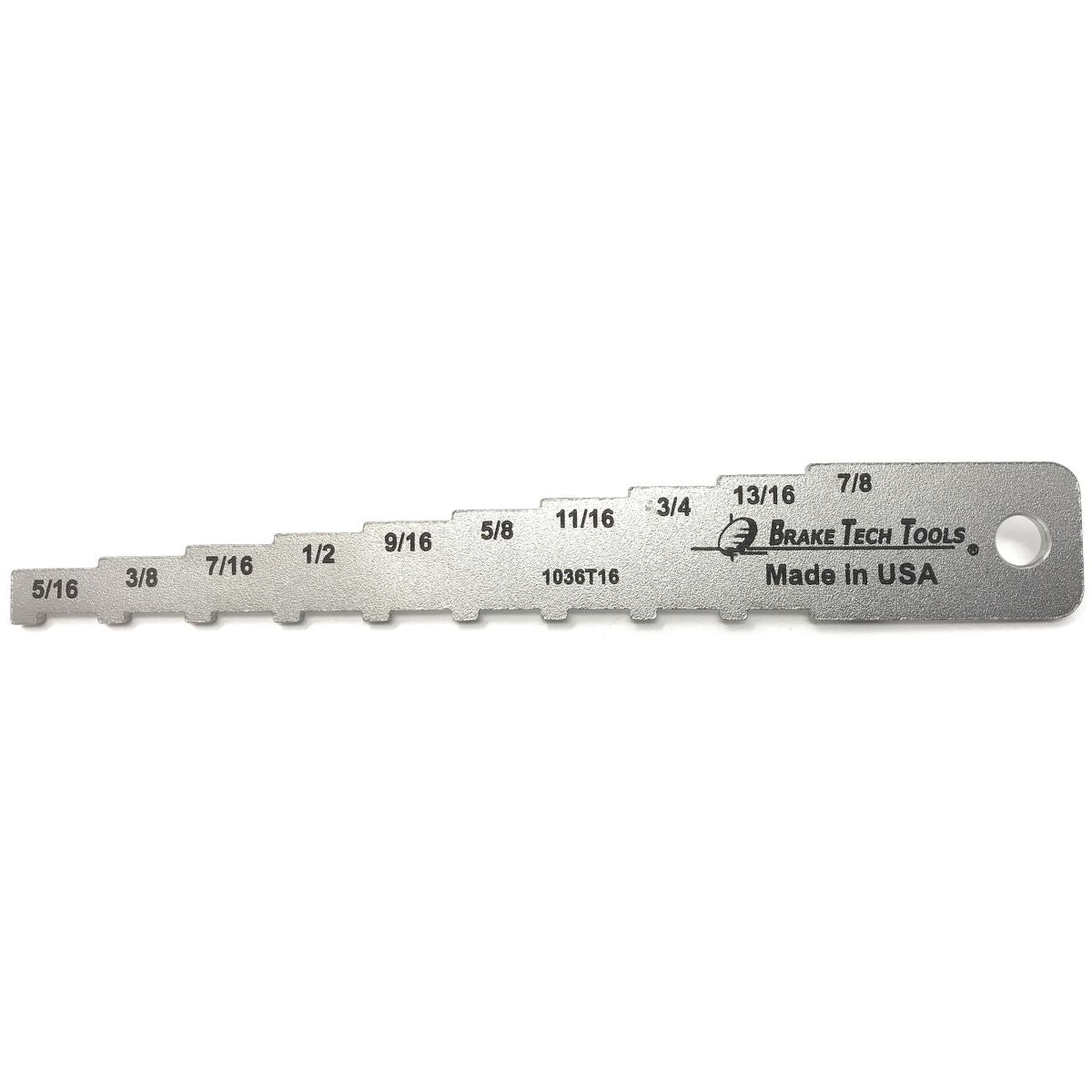 BT-1036T16 Pocket Tech Gauge, Labeled in 16ths