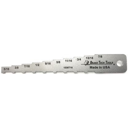 BT-1036T16 Pocket Tech Gauge, Labeled in 16ths