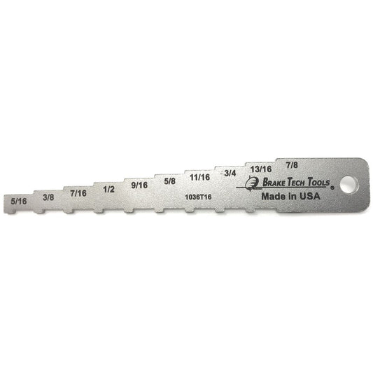BT-1036T16 Pocket Tech Gauge, Labeled in 16ths