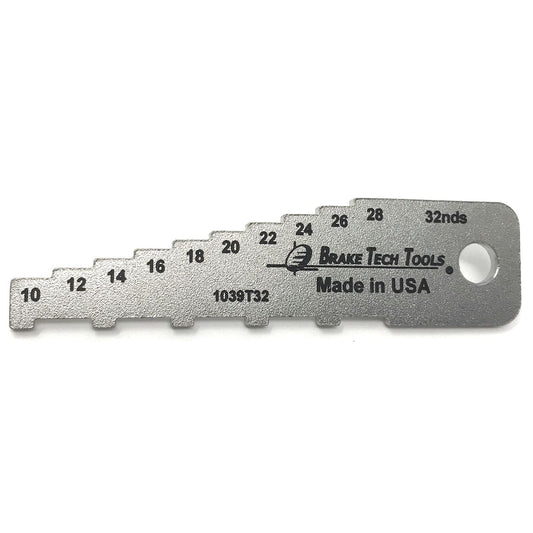 BT-1039T32 Mini Tech Gauge, Labeled in 32nds