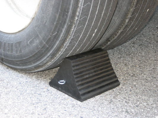 AME-15300 Molded Rubber Wheel Chock