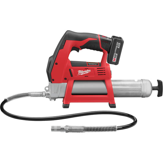 MWK-2446-21XC Milwaukee M12 Cordless Grease Gun Kit — 12V, 8000 PSI