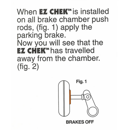 BC-100-625SD-200 Small Air Brake Stroke Indicators, 5/8" Push Rod Dia., 200/Bag