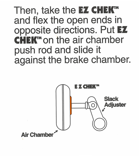BC-100-TK4 Air Brake Stroke Indicators, 4 Piece Kit for Trailers