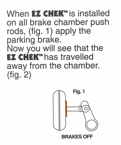 BC-100-TK4 Air Brake Stroke Indicators, 4 Piece Kit for Trailers