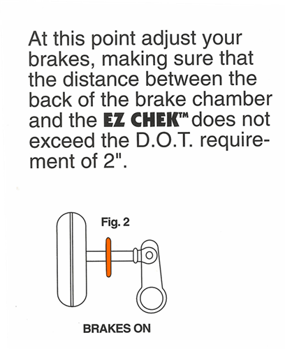 BC-100-TK4 Air Brake Stroke Indicators, 4 Piece Kit for Trailers