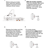 Brake Push Rod Stroke Indicators 5/8"