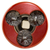 TRU-X-2756-SB Wheel Stud Cleaner, 1/2" Drive, 20/22mm